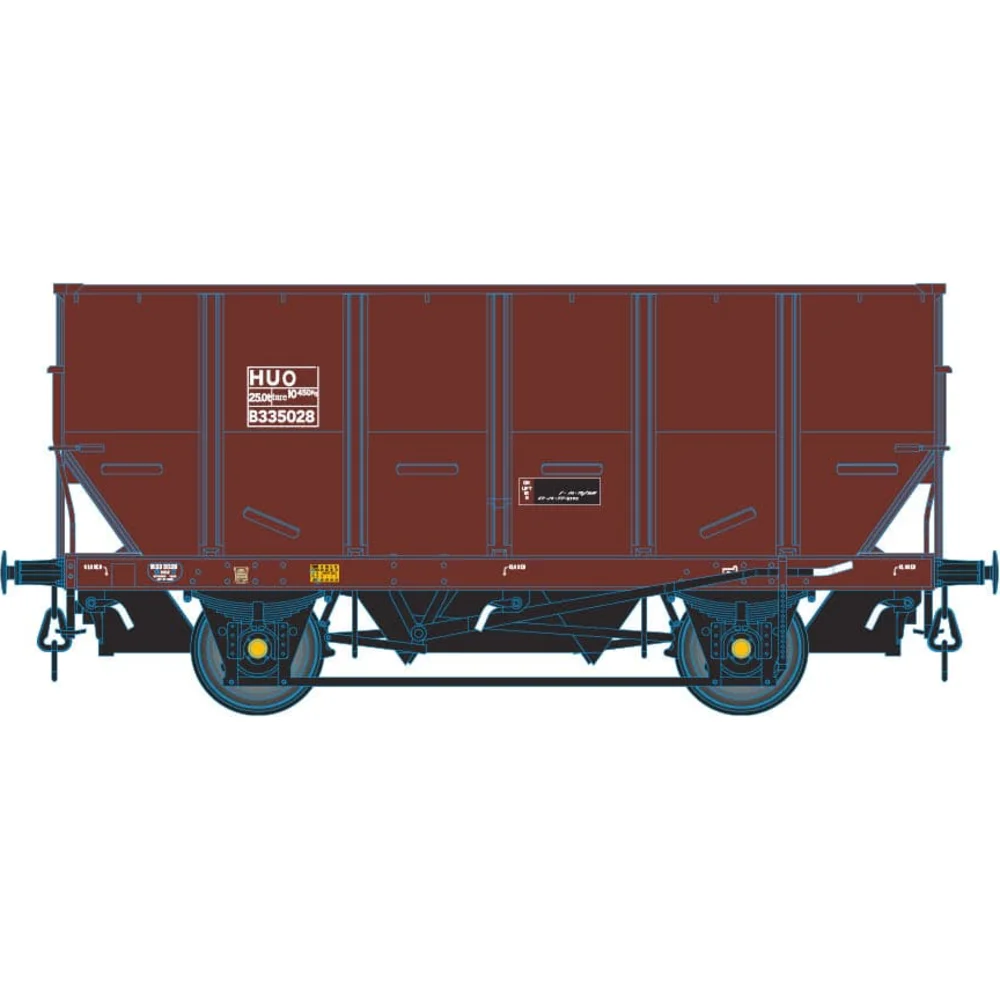 Accurascale ACC1020-HUO-EXL — Illustration Side Elevation by Accurascale