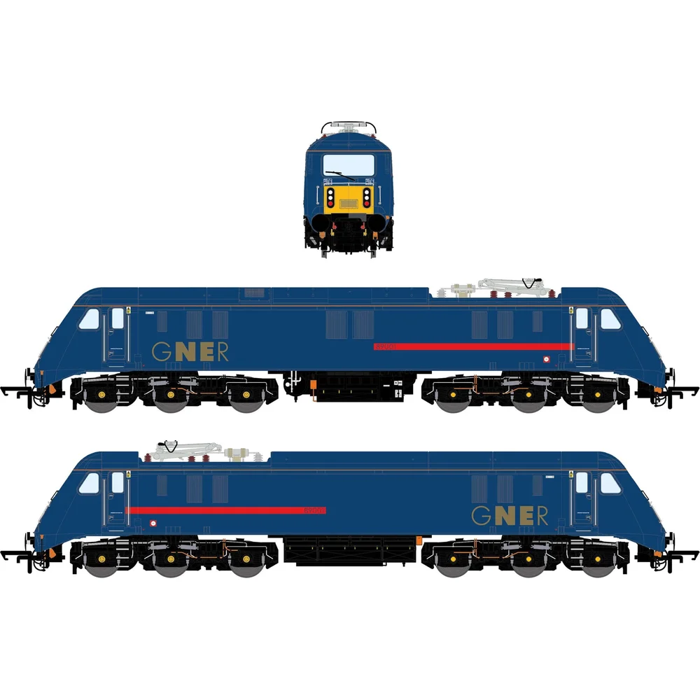 Accurascale ACC2296 — Illustration Front And Side Elevations by Accurascale