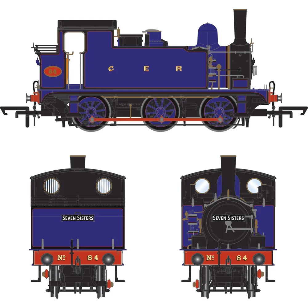Accurascale ACC2426 — Illustration Front And Side Elevations by Accurascale