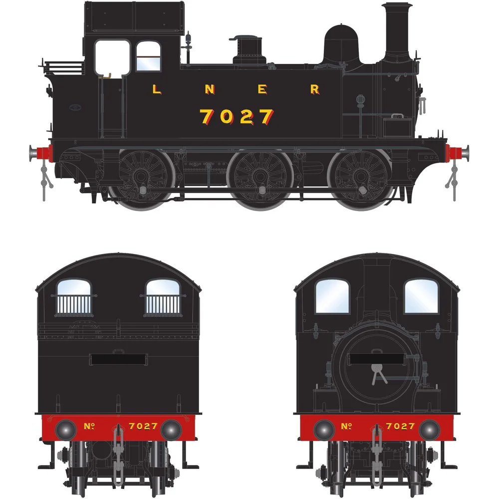 Accurascale ACC2431 — Illustration Front And Side Elevations by Accurascale