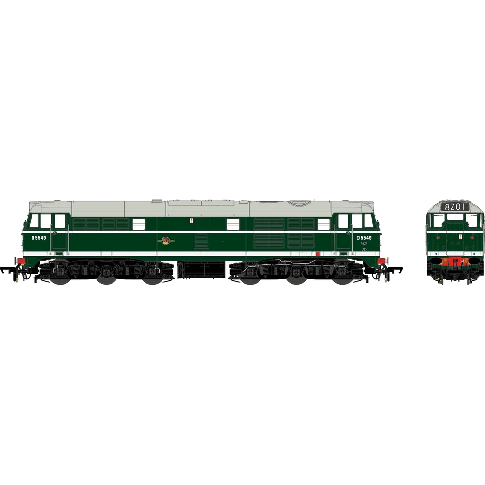 Accurascale ACC2729-D5549 — Illustration Front And Side Elevations by Accurascale