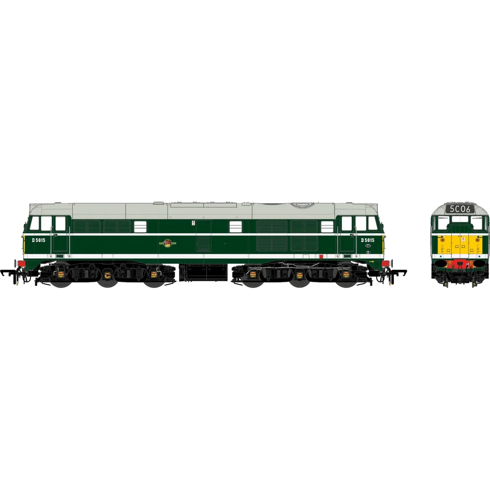 Accurascale ACC2735-D5615 — Illustration Front And Side Elevations by Accurascale