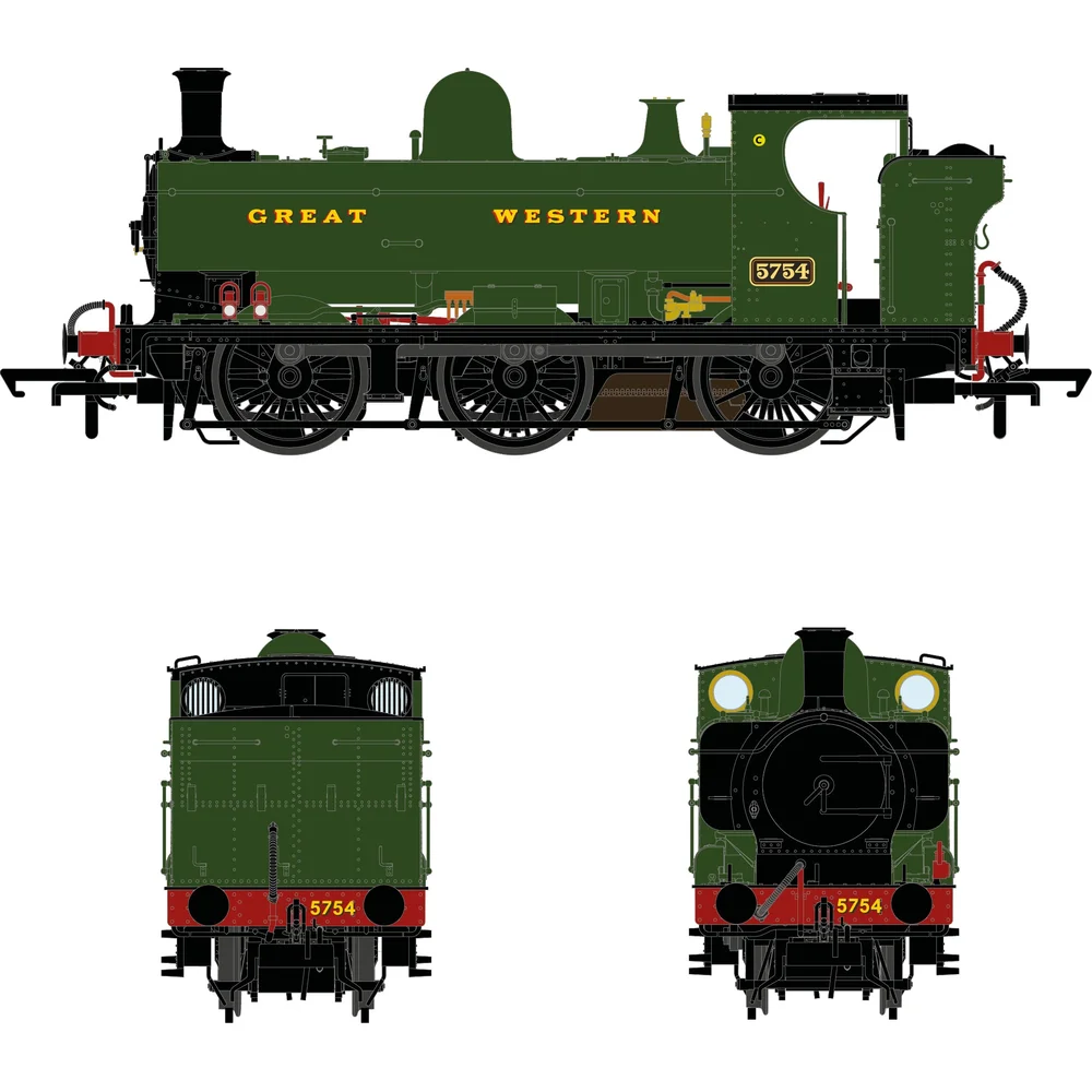 Accurascale ACC2870 — Illustration Front And Side Elevations by Accurascale