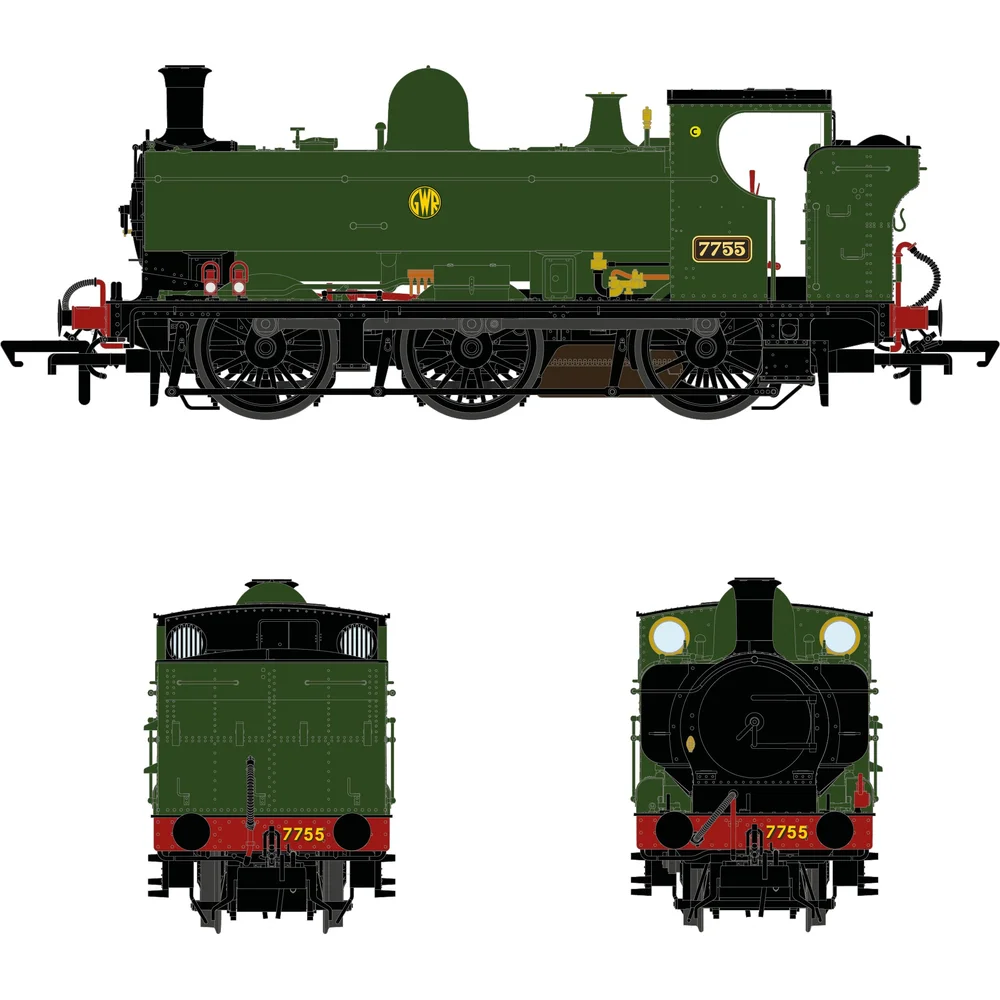 Accurascale ACC2873 — Illustration Front And Side Elevations by Accurascale