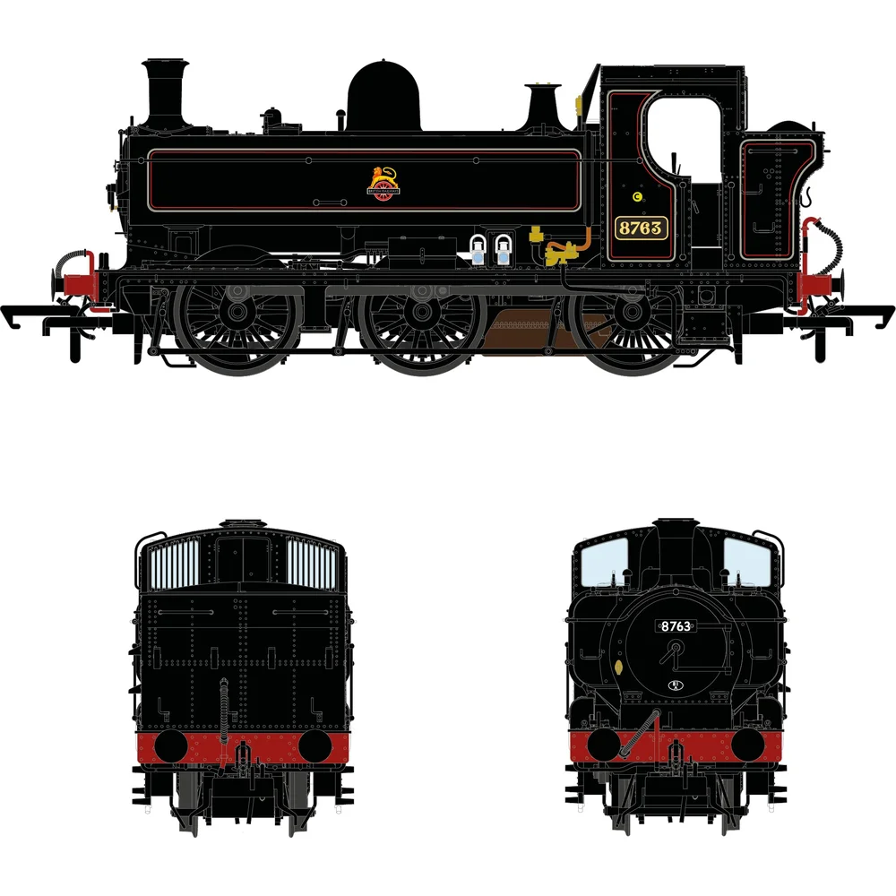 Accurascale ACC2886-DCC — Illustration Front And Side Elevations by Accurascale
