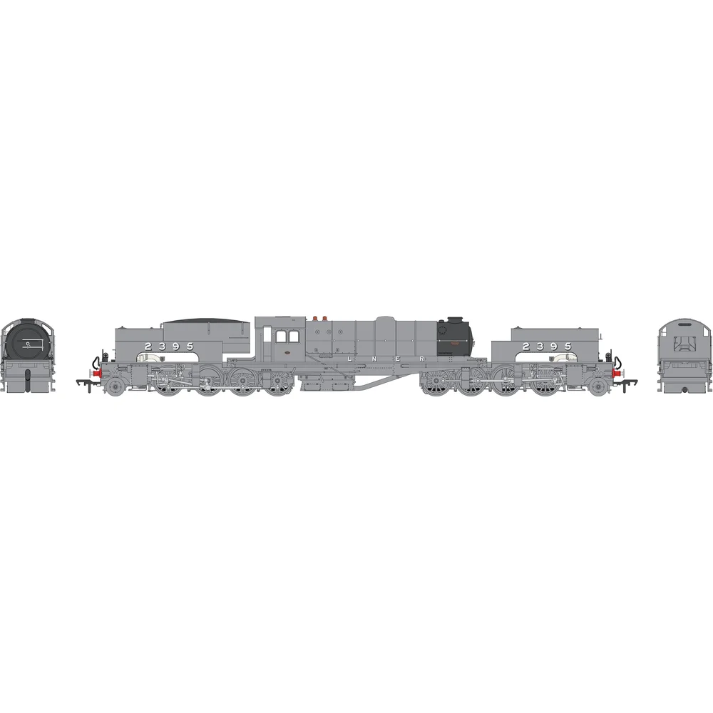 Heljan 30013 — Illustration Front And Side Elevations by Heljan