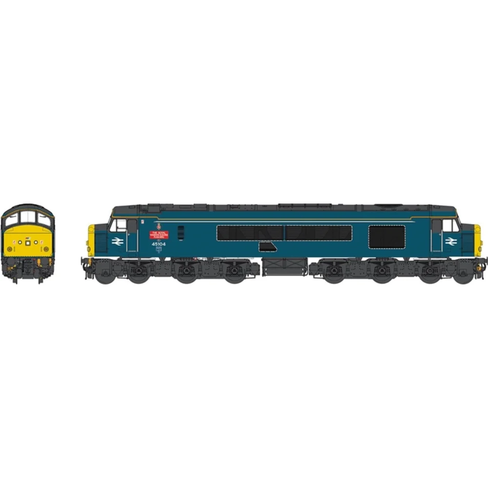 Heljan 45503 — Illustration Front And Side Elevations by Heljan