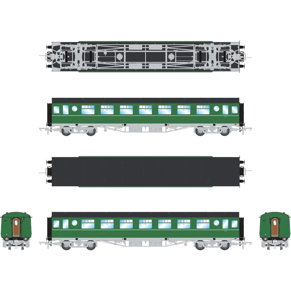 Irish Railway Models IRM1212 — Illustration All Elevations by Irish Railway Models