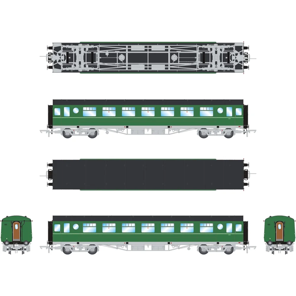 Irish Railway Models IRM1213 — Illustration All Elevations by Irish Railway Models