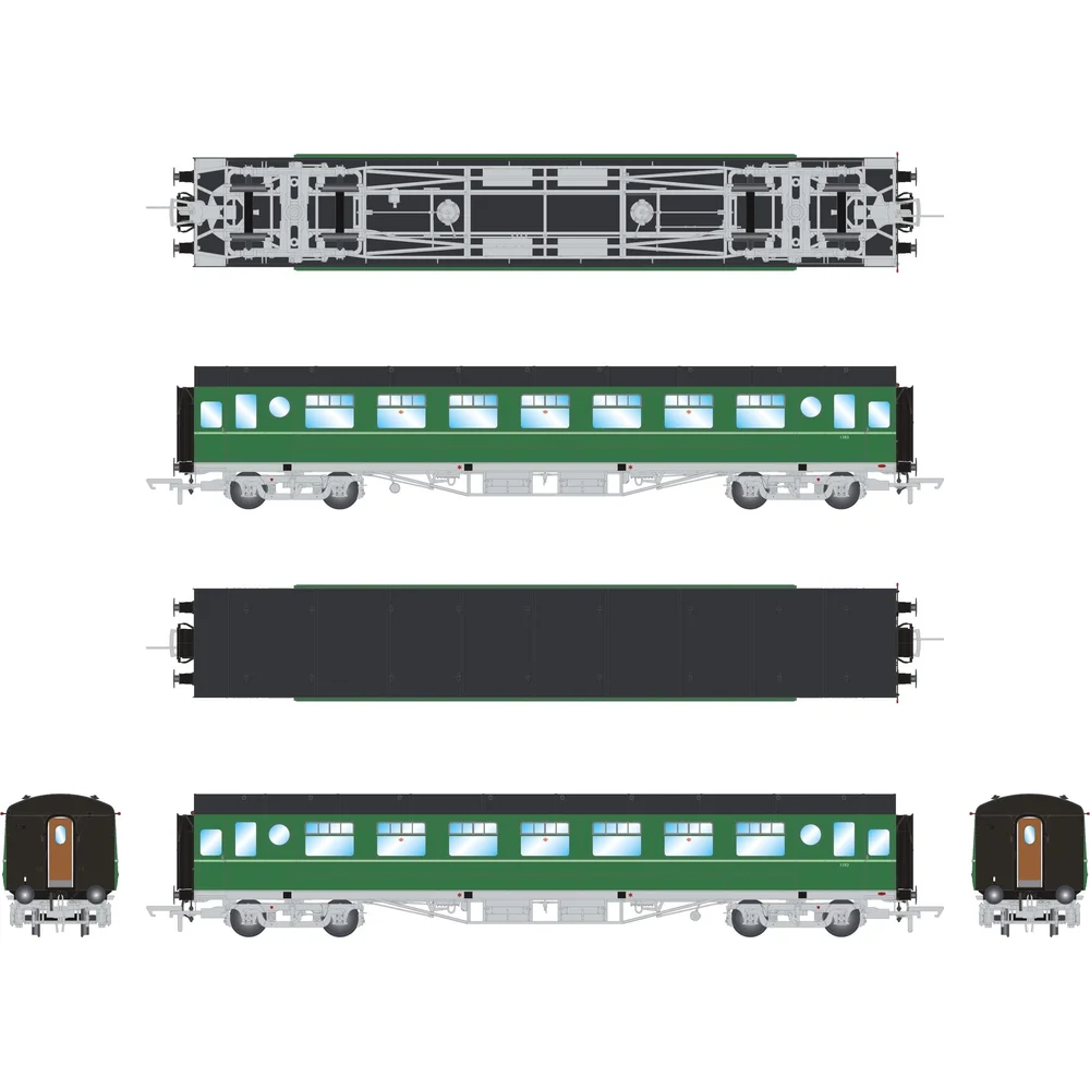 Irish Railway Models IRM1215 — Illustration All Elevations by Irish Railway Models