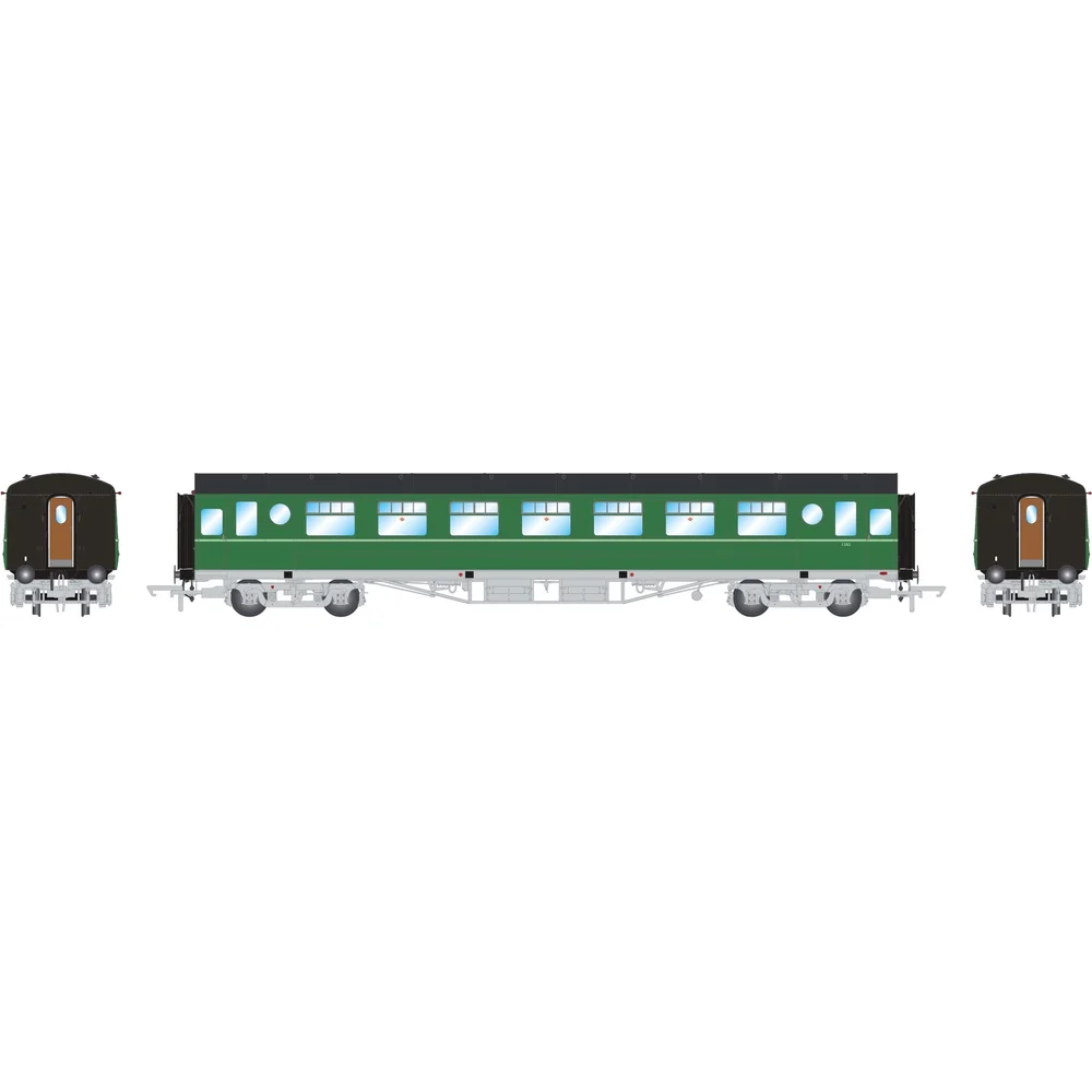 Irish Railway Models IRM1215 — Illustration Front And Side Elevations by Irish Railway Models