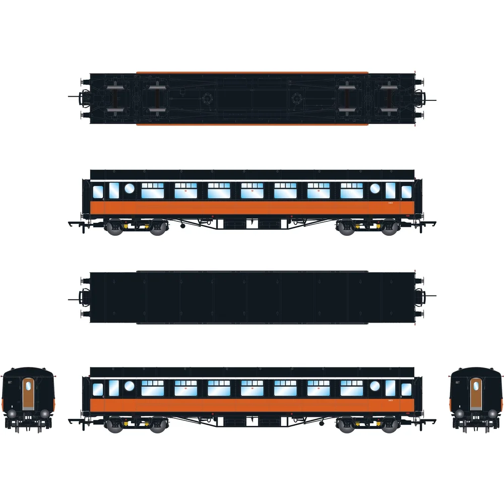 Irish Railway Models IRM1216 — Illustration All Elevations by Irish Railway Models
