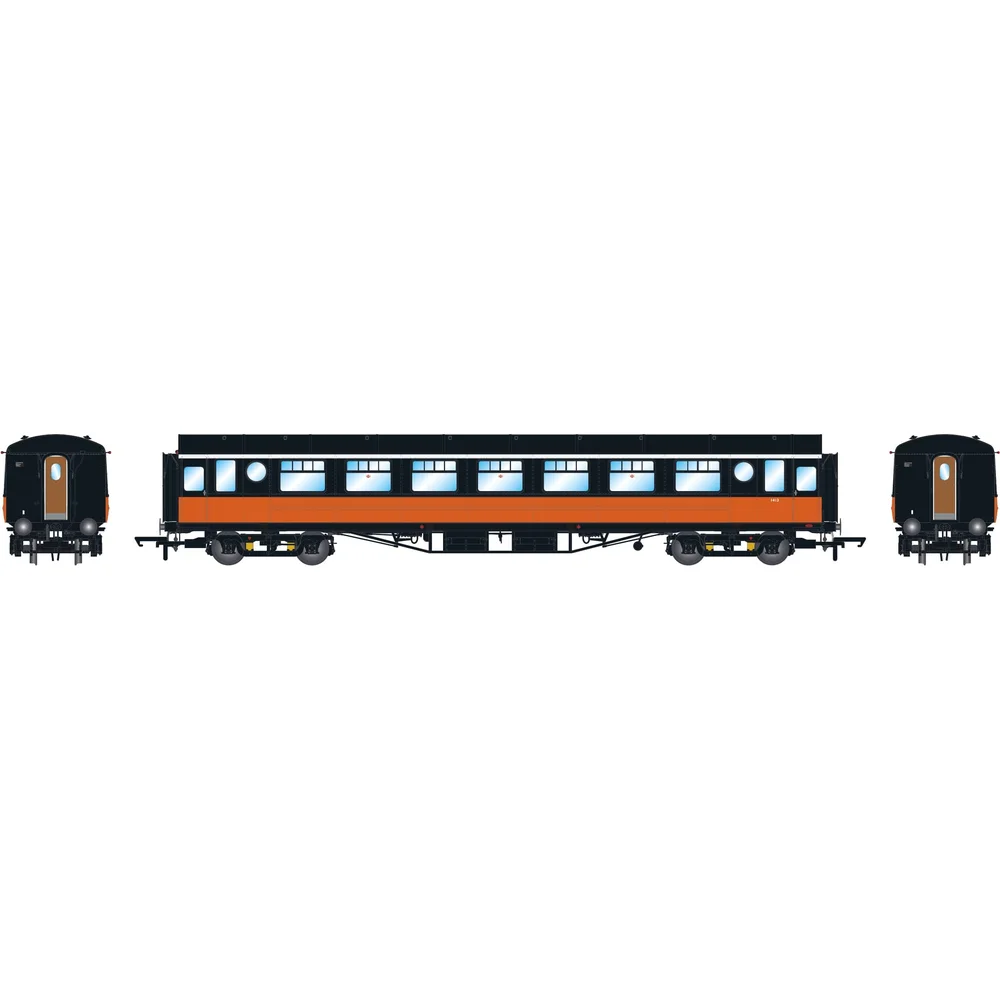 Irish Railway Models IRM1216 — Illustration Front And Side Elevations by Irish Railway Models