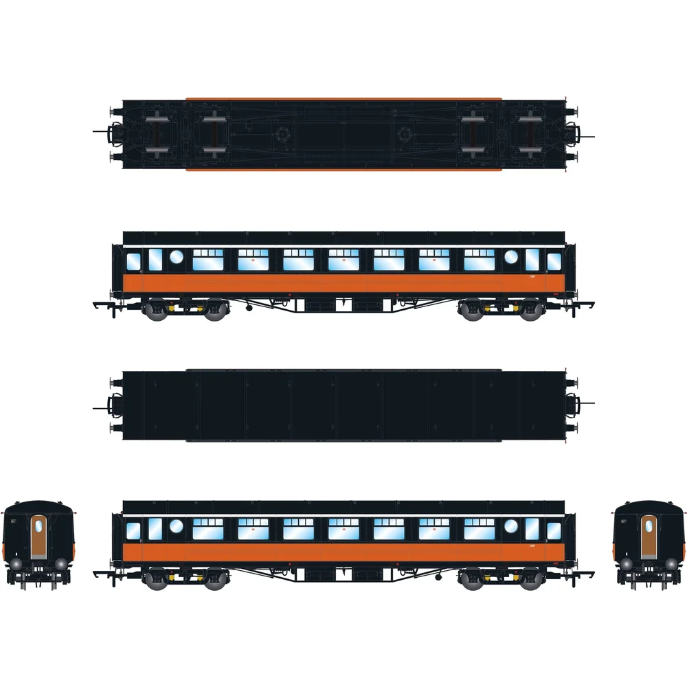 Irish Railway Models IRM1217 — Illustration All Elevations by Irish Railway Models
