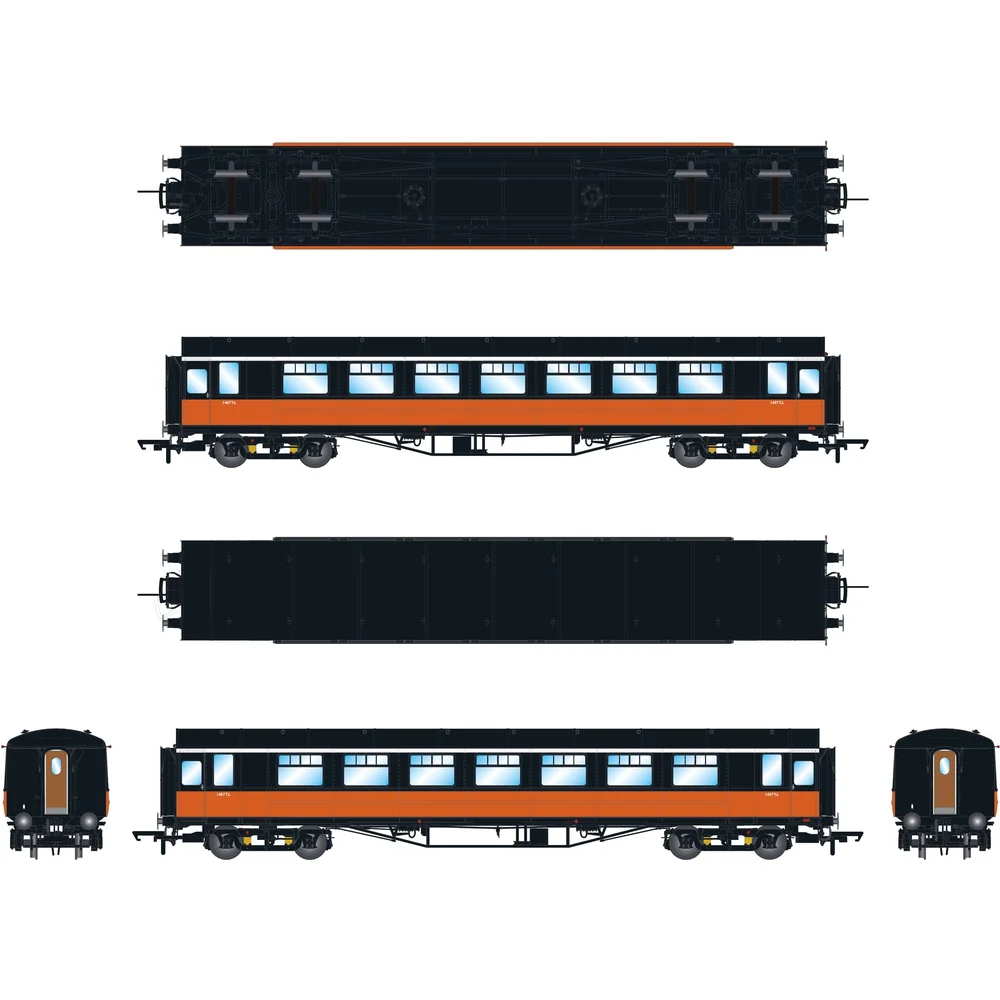 Irish Railway Models IRM1220 — Illustration All Elevations by Irish Railway Models