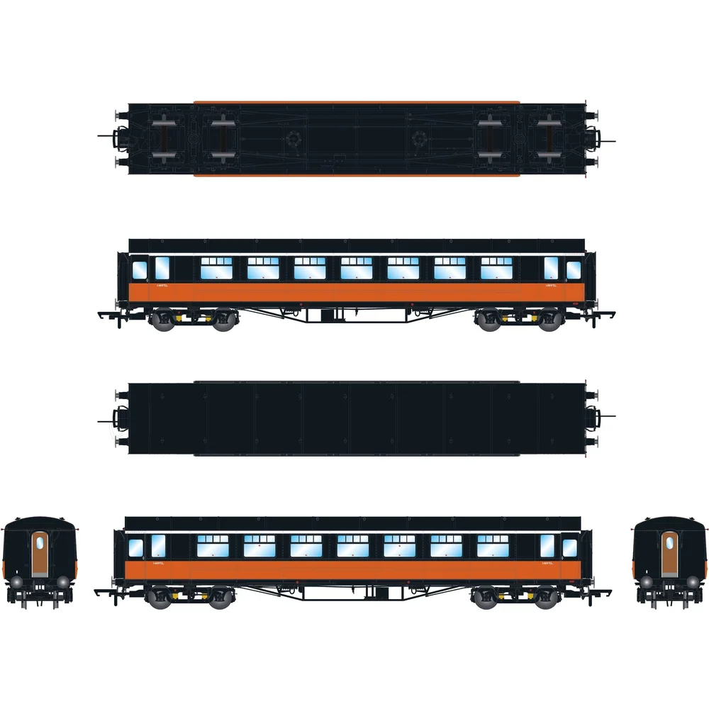 Irish Railway Models IRM1221 — Illustration All Elevations by Irish Railway Models