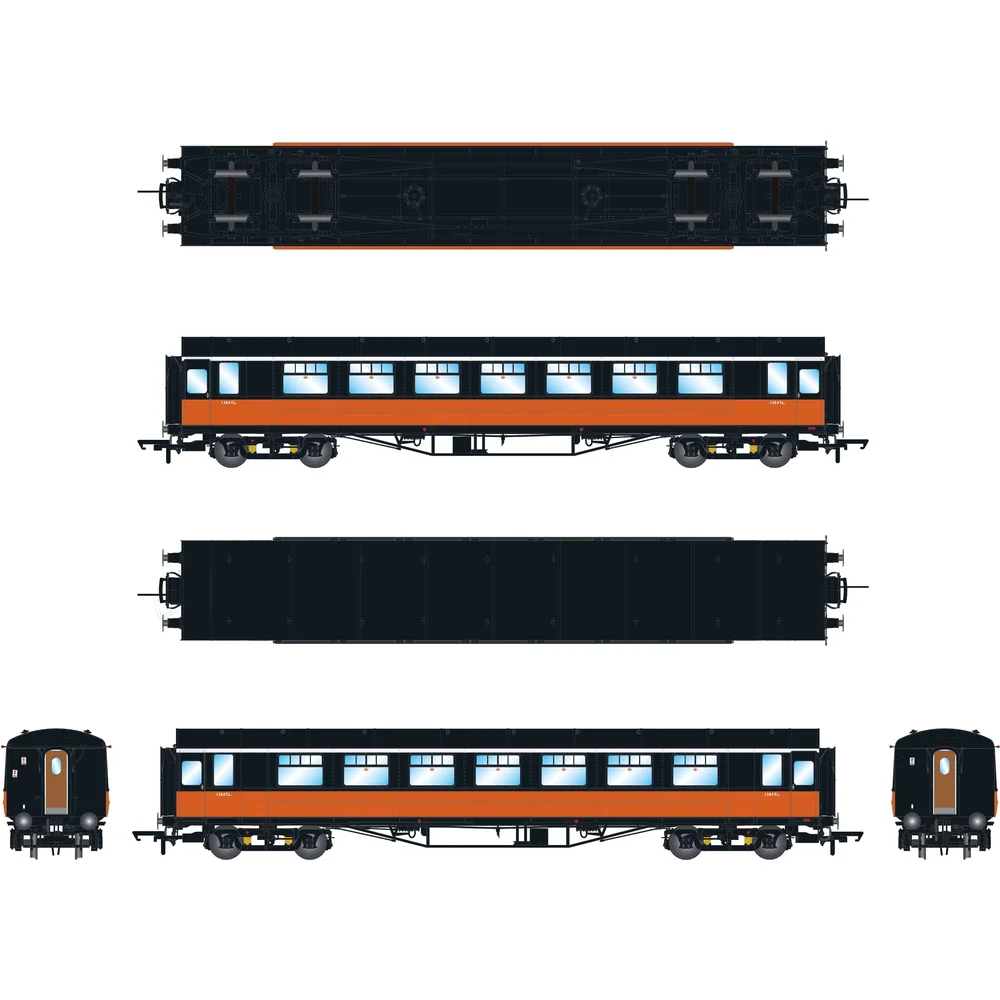 Irish Railway Models IRM1222 — Illustration All Elevations by Irish Railway Models