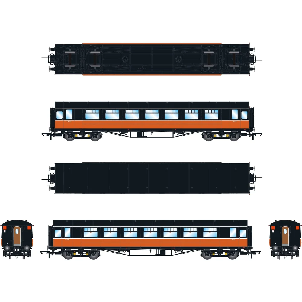 Irish Railway Models IRM1223 — Illustration All Elevations by Irish Railway Models