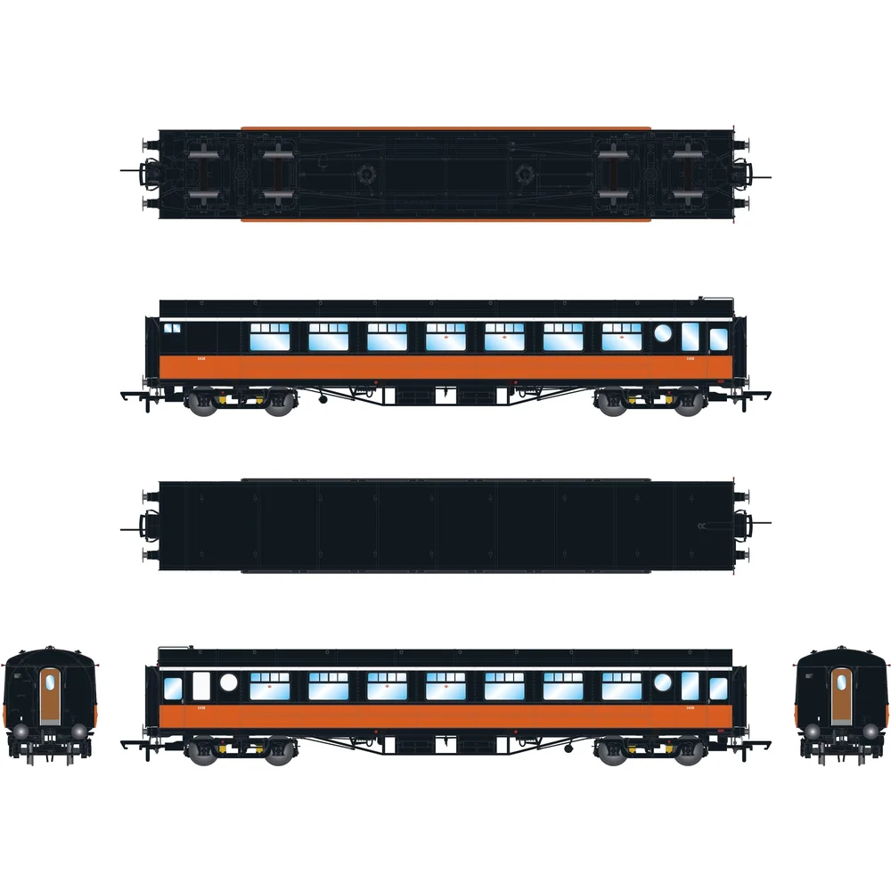 Irish Railway Models IRM1228 — Illustration All Elevations by Irish Railway Models