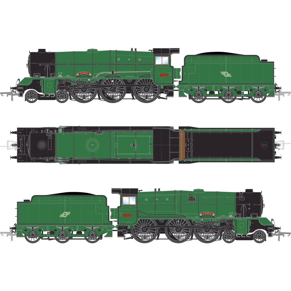 Irish Railway Models IRM1303 — Illustration All Elevations by Irish Railway Models