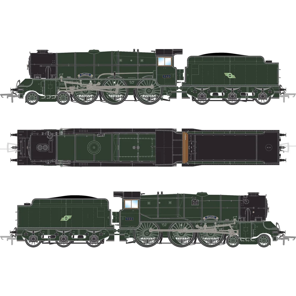 Irish Railway Models IRM1304 — Illustration All Elevations by Irish Railway Models