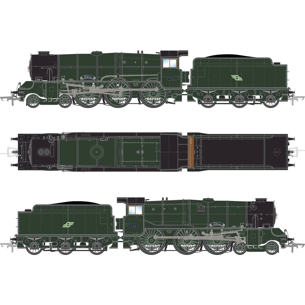 Irish Railway Models IRM1305 — Illustration All Elevations by Irish Railway Models