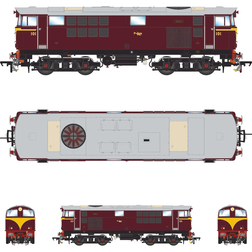 Irish Railway Models IRM1330-DCC — Illustration All Elevations by Irish Railway Models