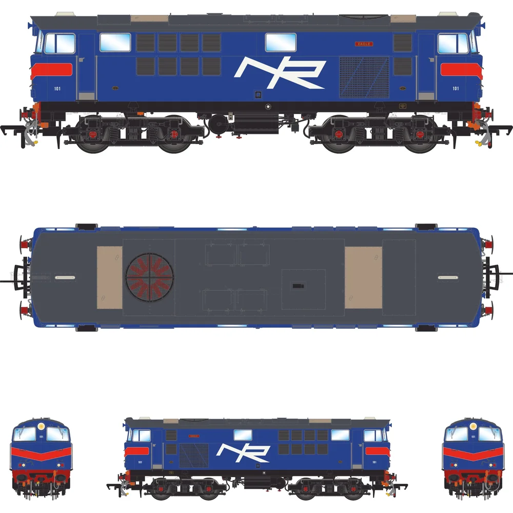 Irish Railway Models IRM1334-DCC — Illustration All Elevations by Irish Railway Models