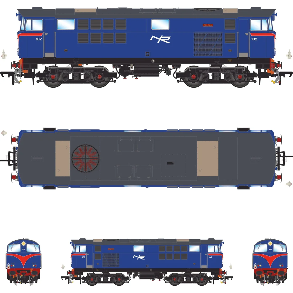 Irish Railway Models IRM1325 — Illustration All Elevations by Irish Railway Models