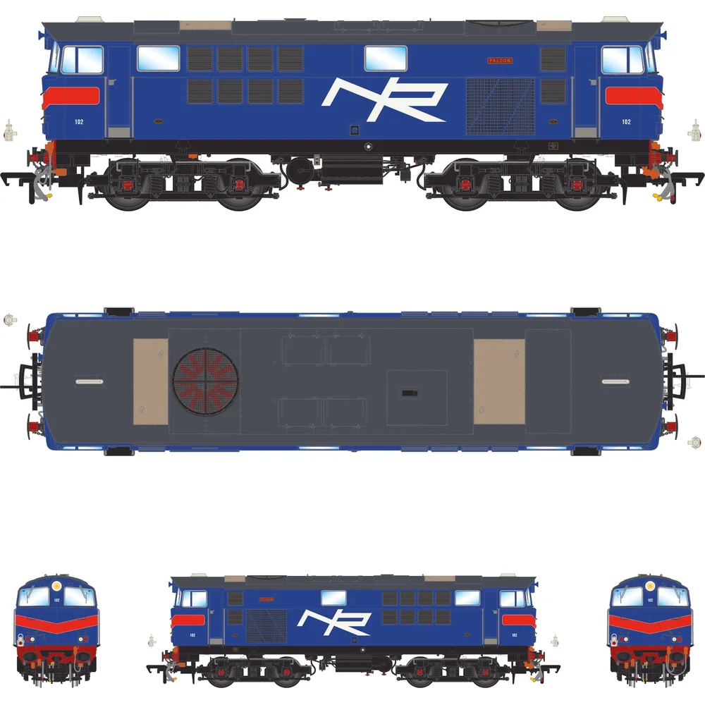 Irish Railway Models IRM1336-DCC — Illustration All Elevations by Irish Railway Models