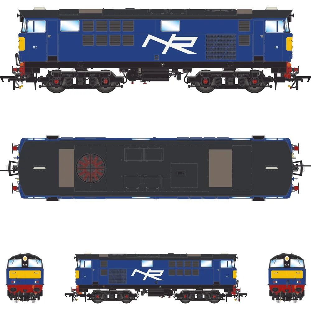 Irish Railway Models IRM1337-DCC — Illustration All Elevations by Irish Railway Models