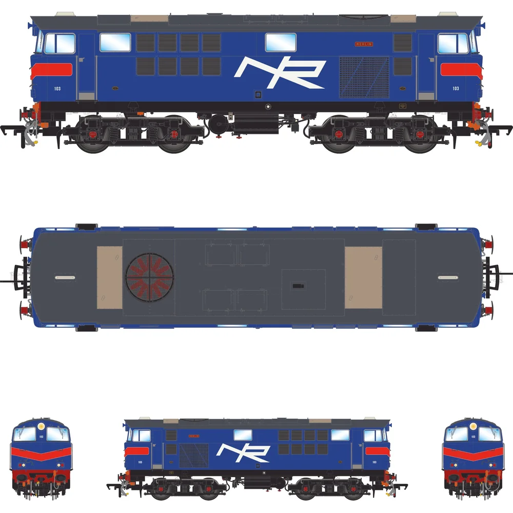Irish Railway Models IRM1329 — Illustration All Elevations by Irish Railway Models