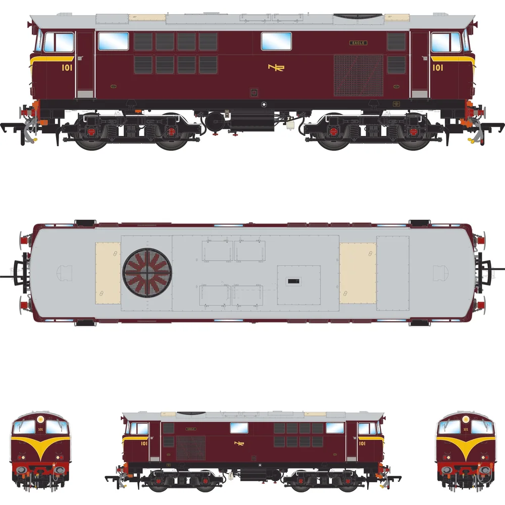 Irish Railway Models IRM1340 — Illustration All Elevations by Irish Railway Models