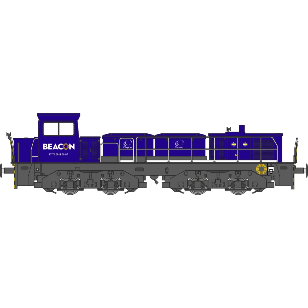 Revolution Trains RT-CL18-BE-006 — Illustration Side Elevation by Revolution Trains