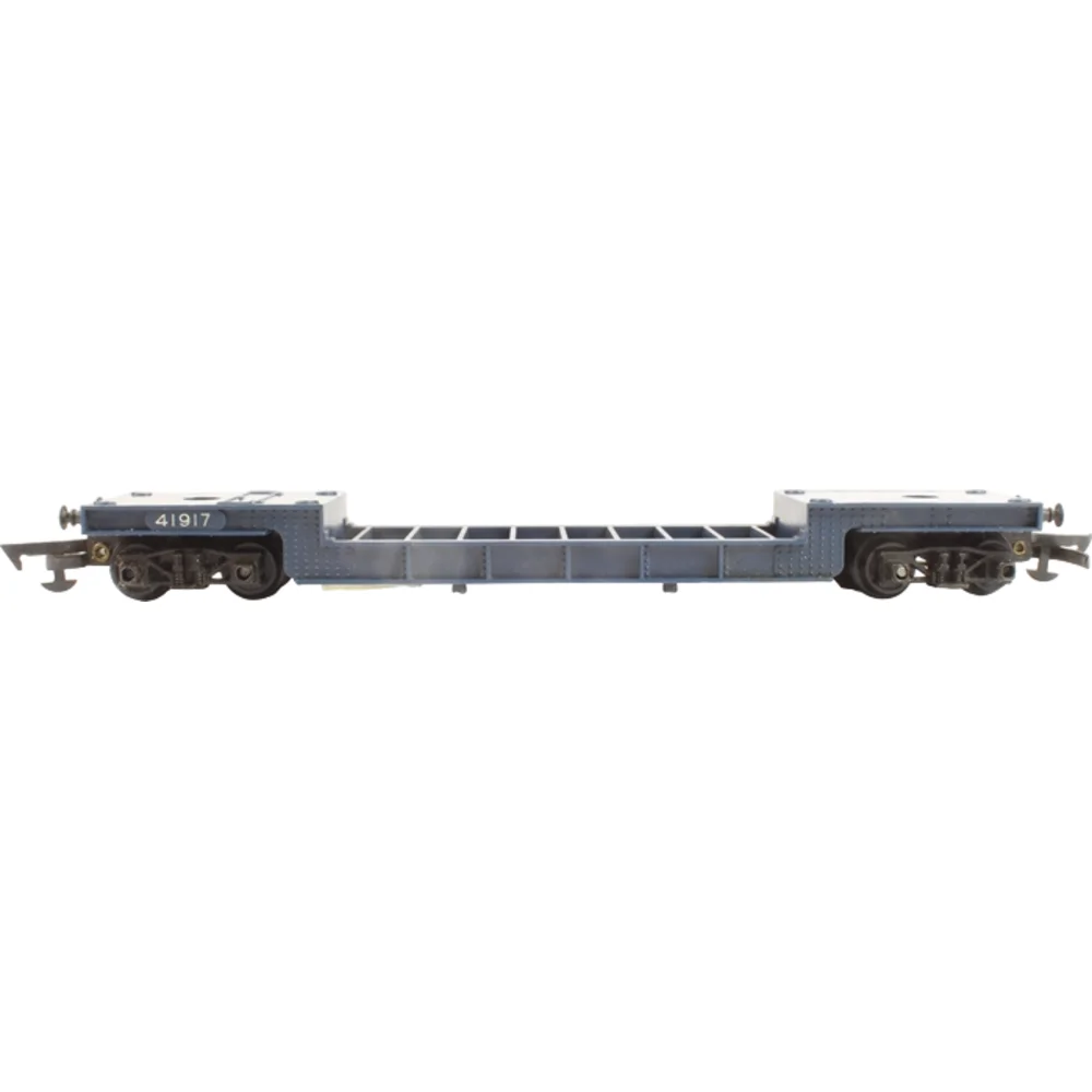 British Railways Well Wagon British Railways (Grey) — Side Elevation Left Direction by Tri-ang