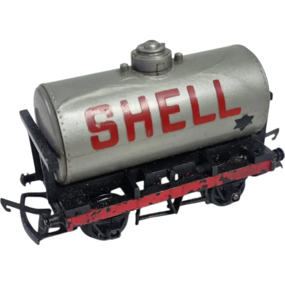 Freelance Tank Shell & BP (Grey) — Left Rear Three Quarter View by Tri-ang