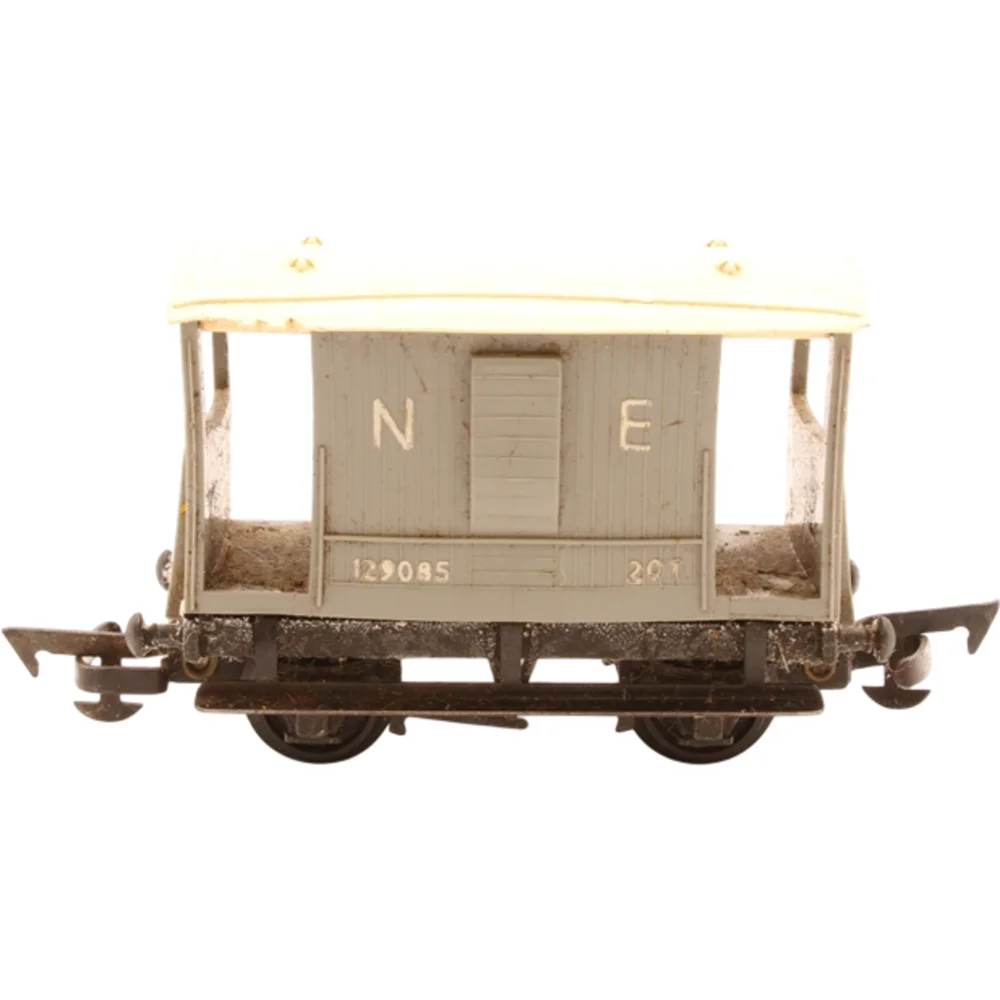 Freelance Brake Van London & North Eastern Railway (Grey) — Side Elevation Left Direction by Tri-ang