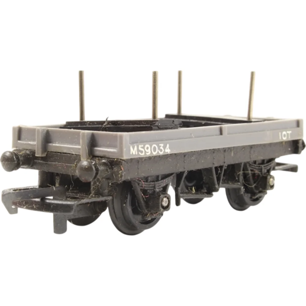 British Railways Bolster British Railways (Grey) — Left Front Three Quarter View by Tri-ang
