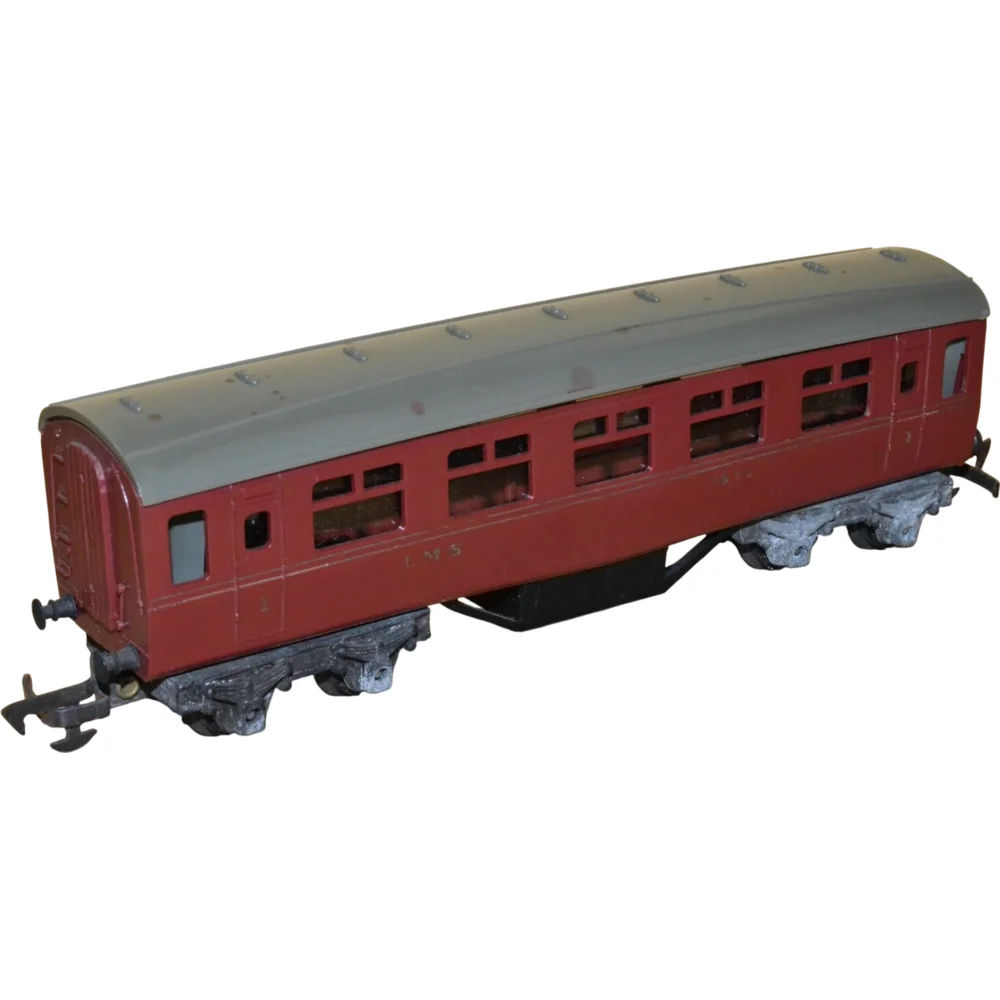 Freelance LMS, London, Midland & Scottish Railway (Maroon) — Left Front Three Quarter View by Tri-ang