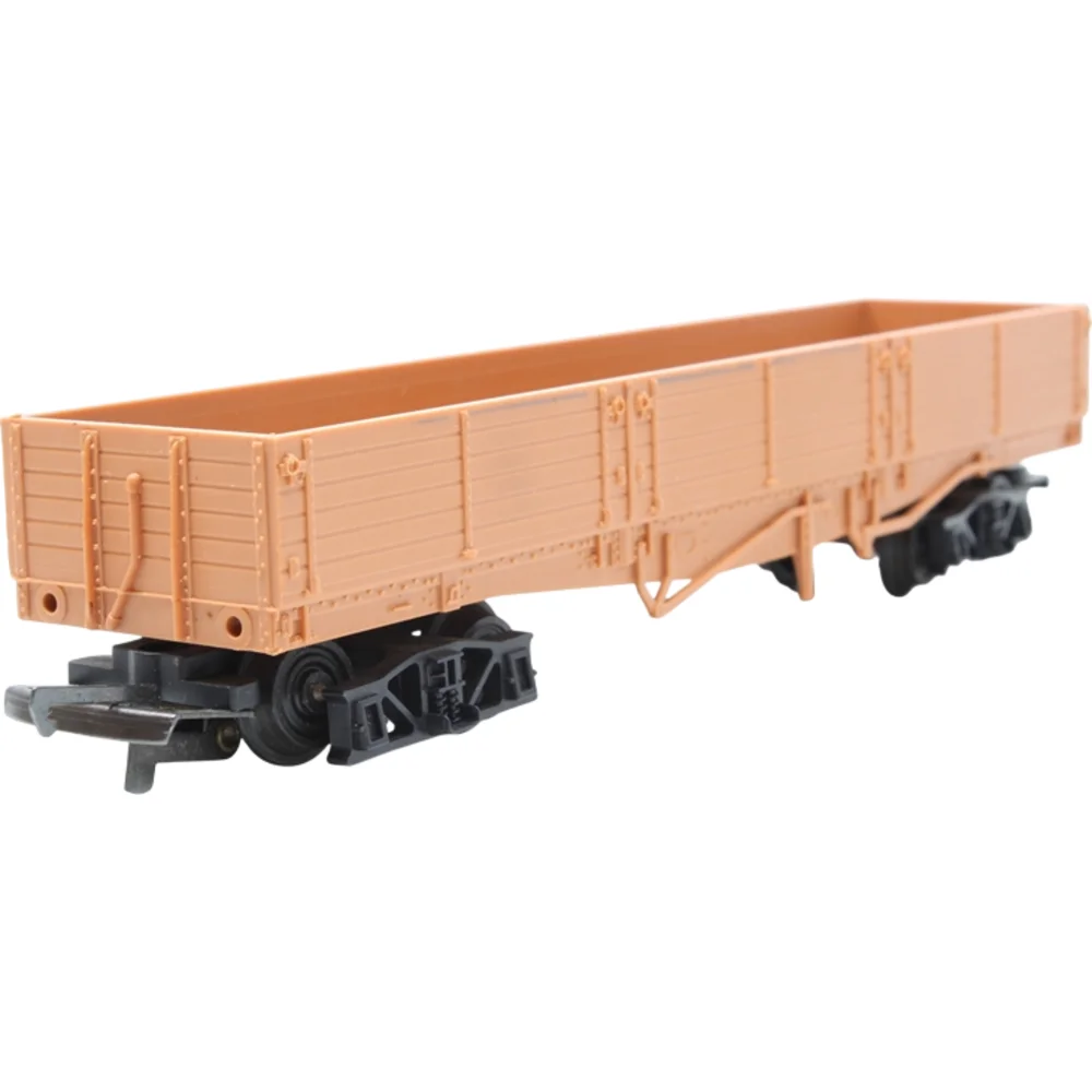 Freelance Bogie Brick Wagon Tri-ang (Maroon) — Left Rear Three Quarter View by Tri-ang