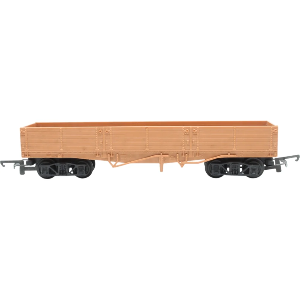 Freelance Bogie Brick Wagon Tri-ang (Maroon) — Side Elevation Right Direction by Tri-ang
