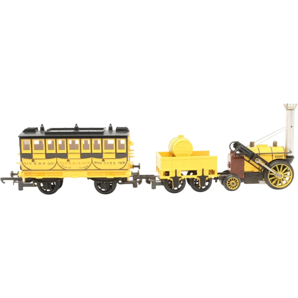 Stephenson's Rocket Train Pack — Side Elevation Right Direction by Tri-ang