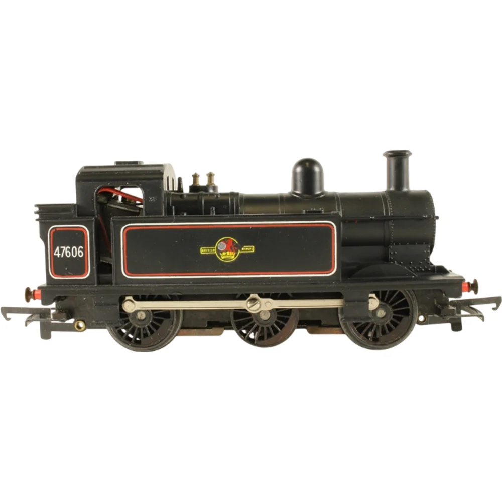 London, Midland & Scottish Railway Jinty, British Railways (Black) — Side Elevation Right Direction by Tri-ang