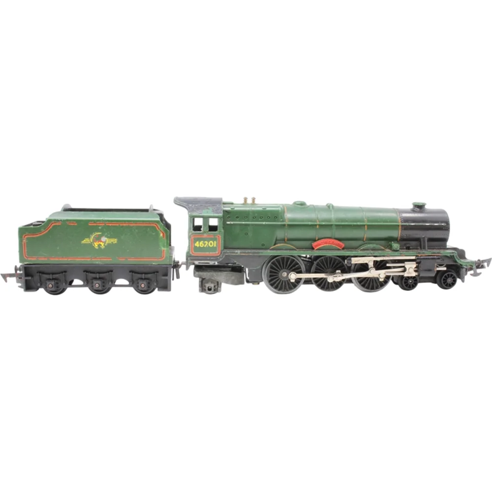 London, Midland & Scottish Railway Princess Royal, British Railways (Green) — Side Elevation Right Direction by Tri-ang
