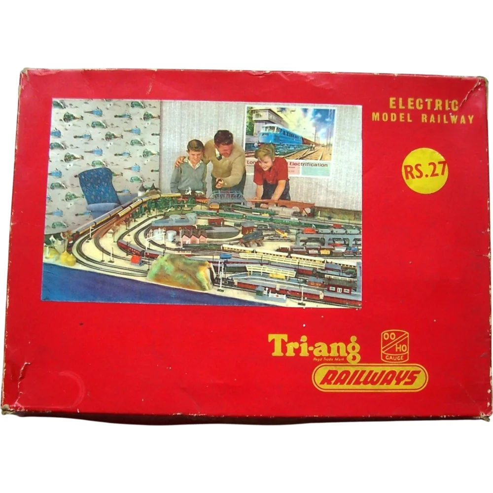 Diesel Railcar Train Set — Packaging Front by Tri-ang