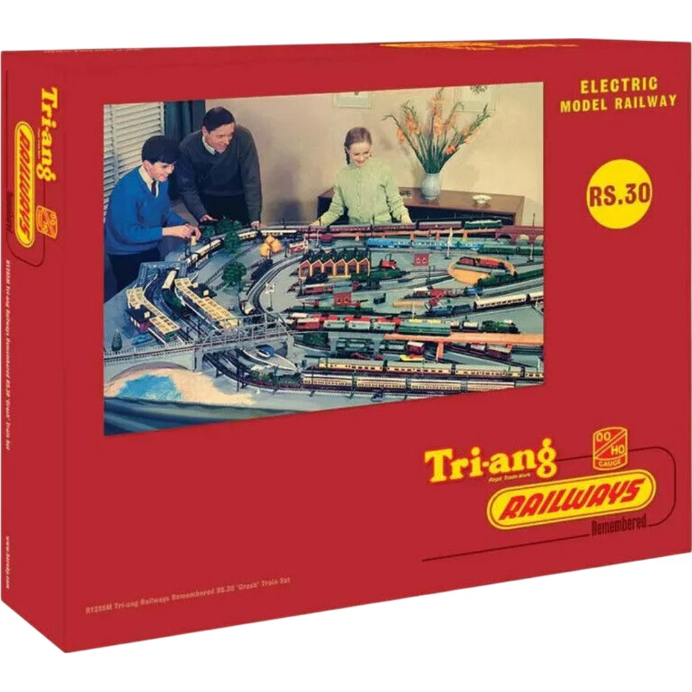 Crash Train Set — Packaging Front by Tri-ang