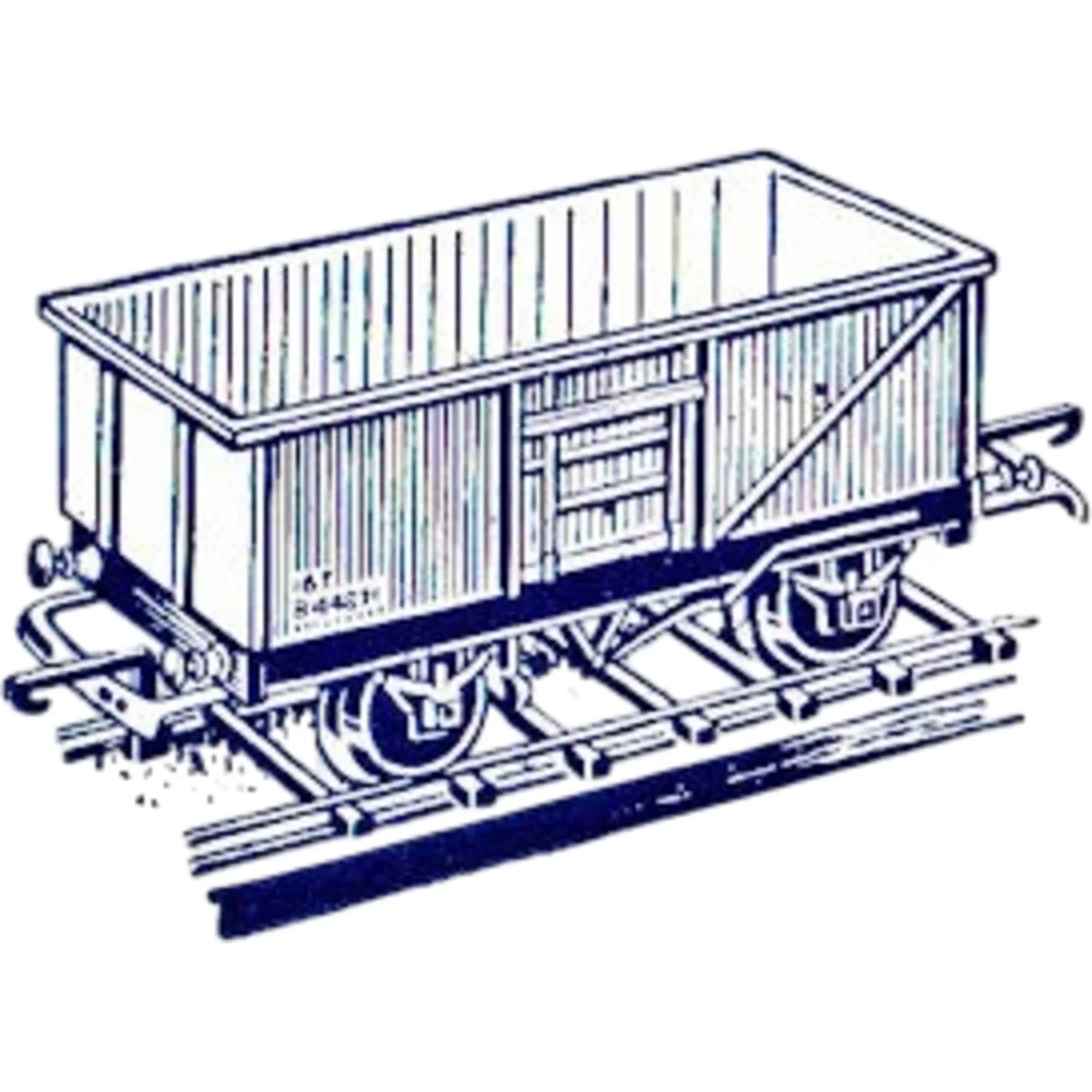 British Railways 16-ton Mineral British Railways (Grey) — Catalogue Scan by Tri-ang