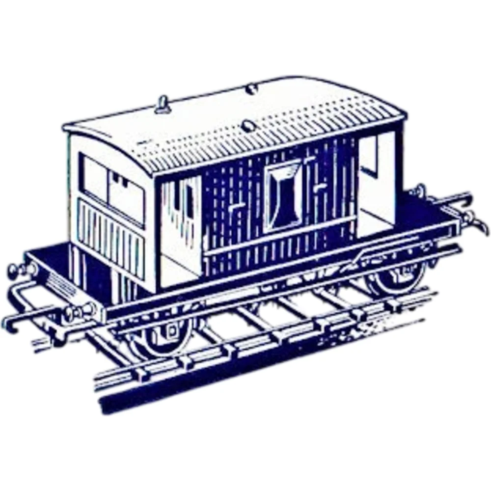 British Railways Standard 20-ton Brake Van British Railways (Bauxite) — Catalogue Scan by Tri-ang