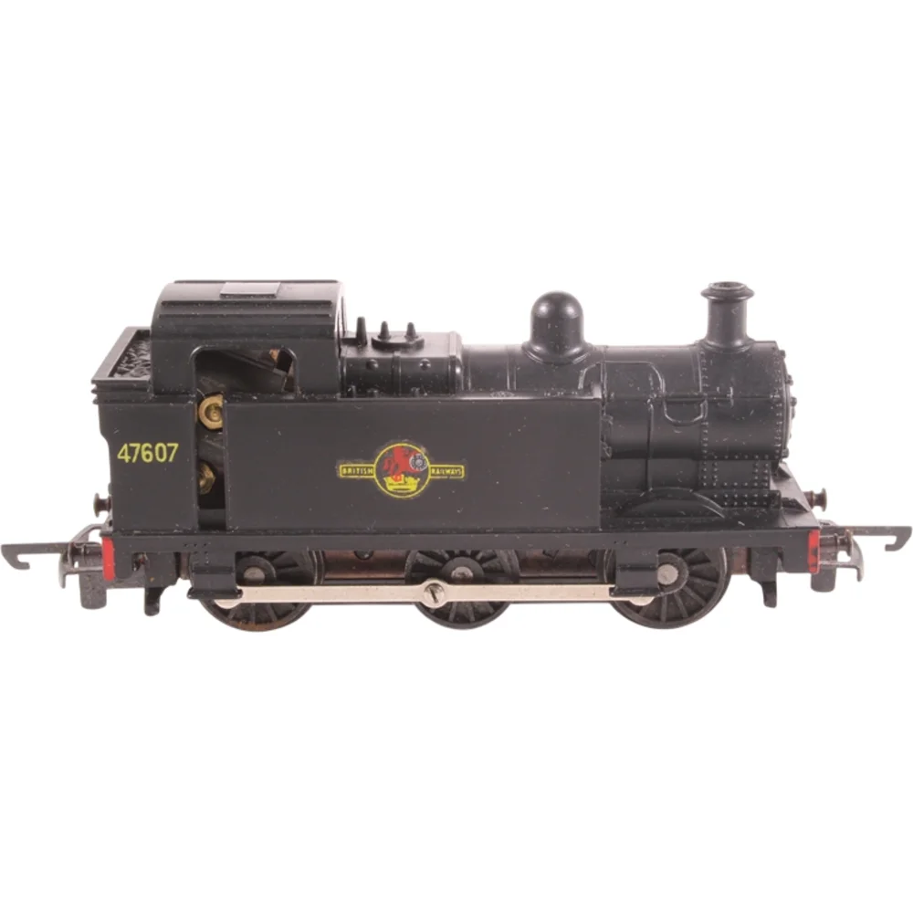 London, Midland & Scottish Railway Jinty, British Railways (Black) — Side Elevation Right Direction by Tri-ang